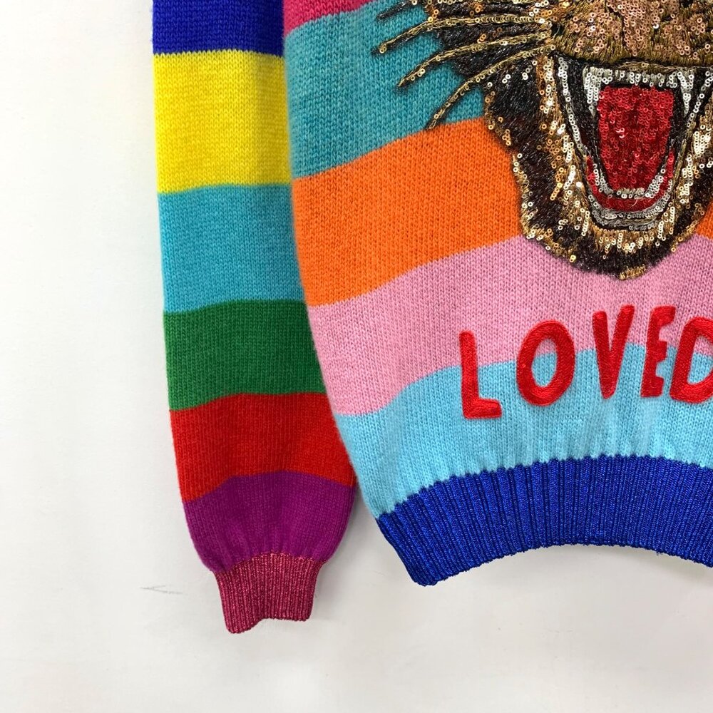 Gucci multicolor wool knit sweater - Picture 4 of 8